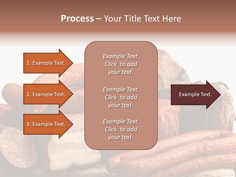 Groceries Variation Large PowerPoint Template