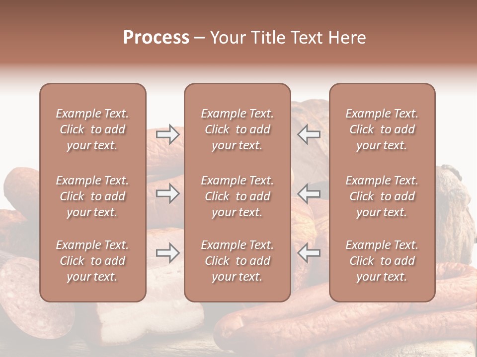 Groceries Variation Large PowerPoint Template