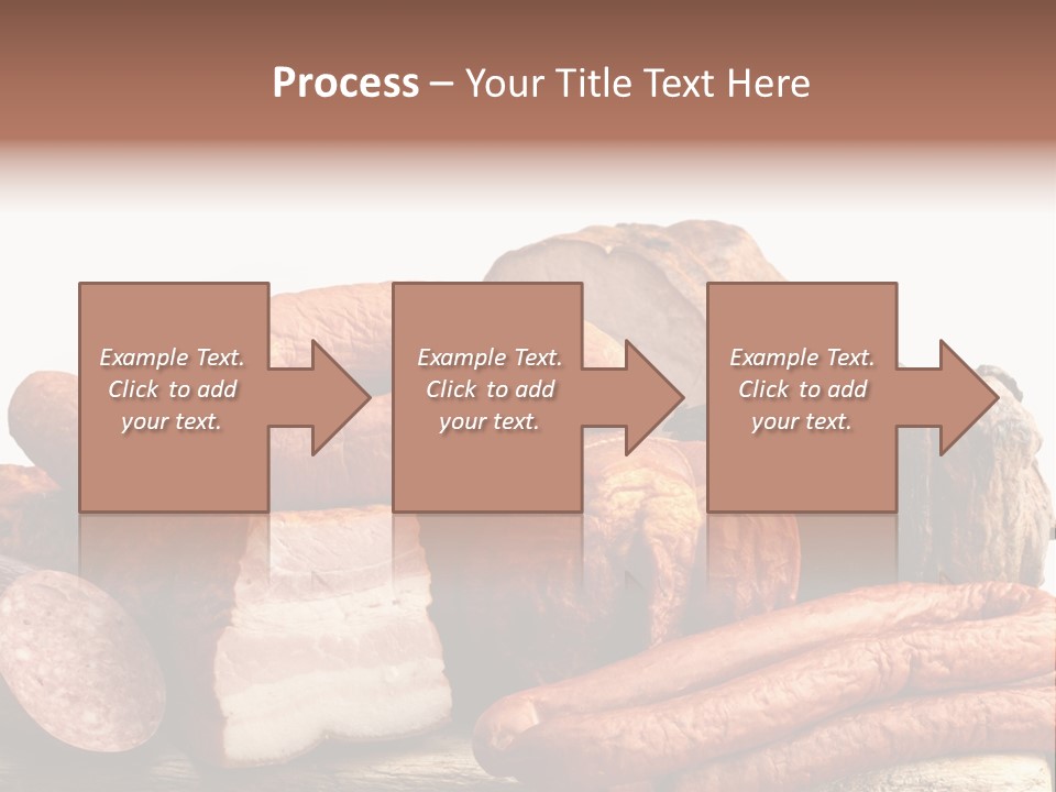 Groceries Variation Large PowerPoint Template