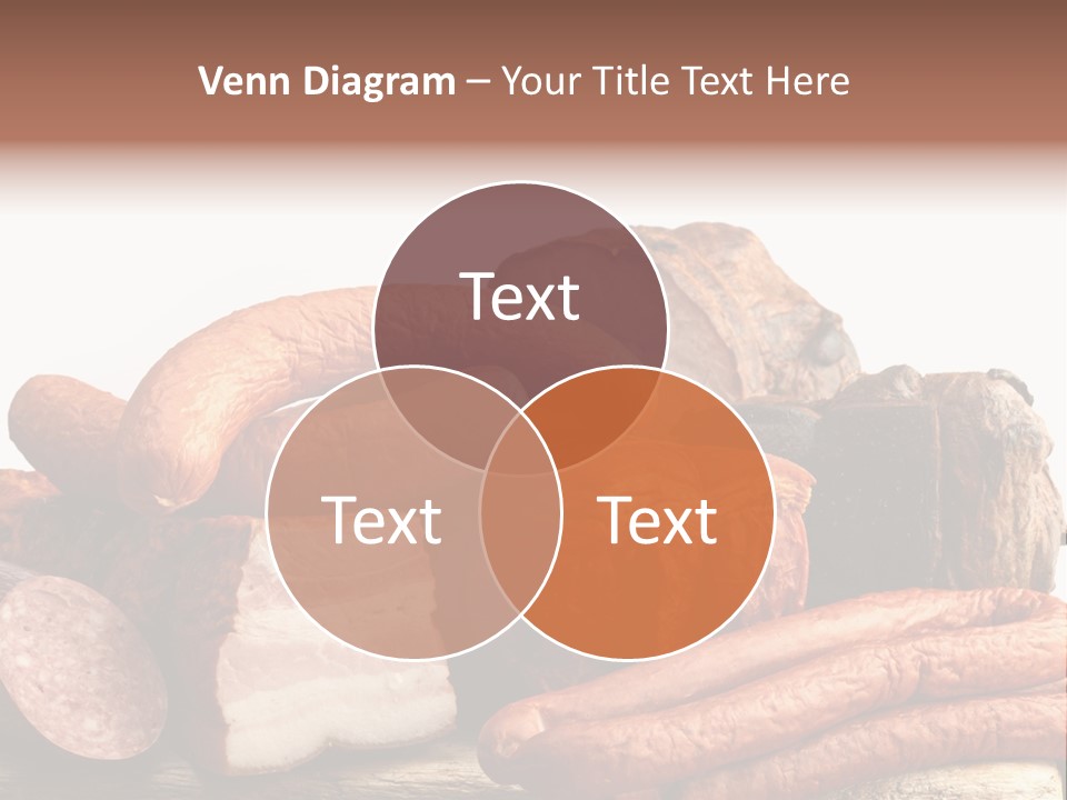 Groceries Variation Large PowerPoint Template