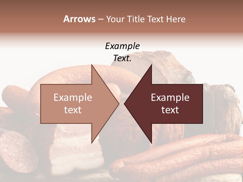 Groceries Variation Large PowerPoint Template