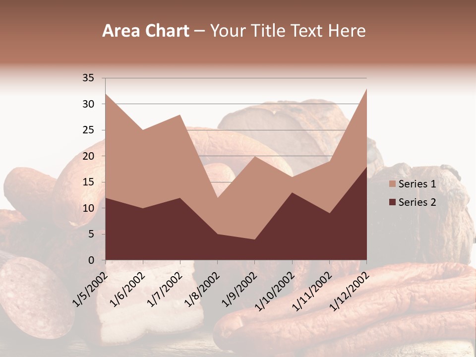 Groceries Variation Large PowerPoint Template