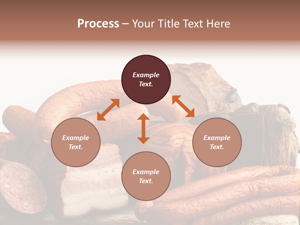 Groceries Variation Large PowerPoint Template