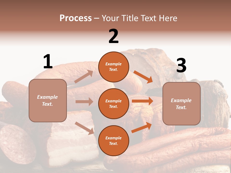 Groceries Variation Large PowerPoint Template