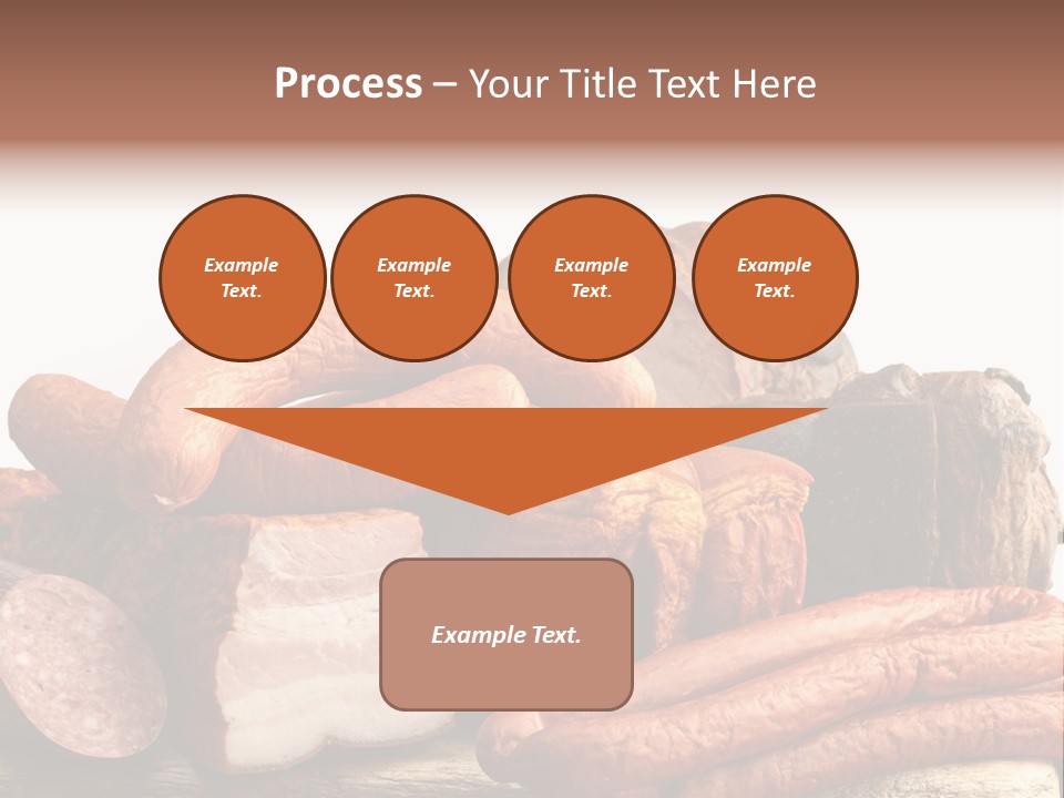 Groceries Variation Large PowerPoint Template