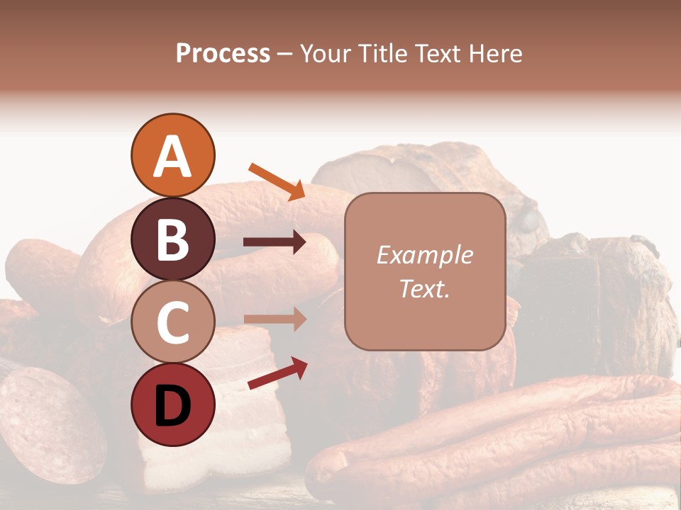 Groceries Variation Large PowerPoint Template