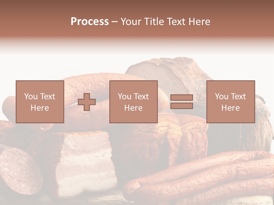 Groceries Variation Large PowerPoint Template