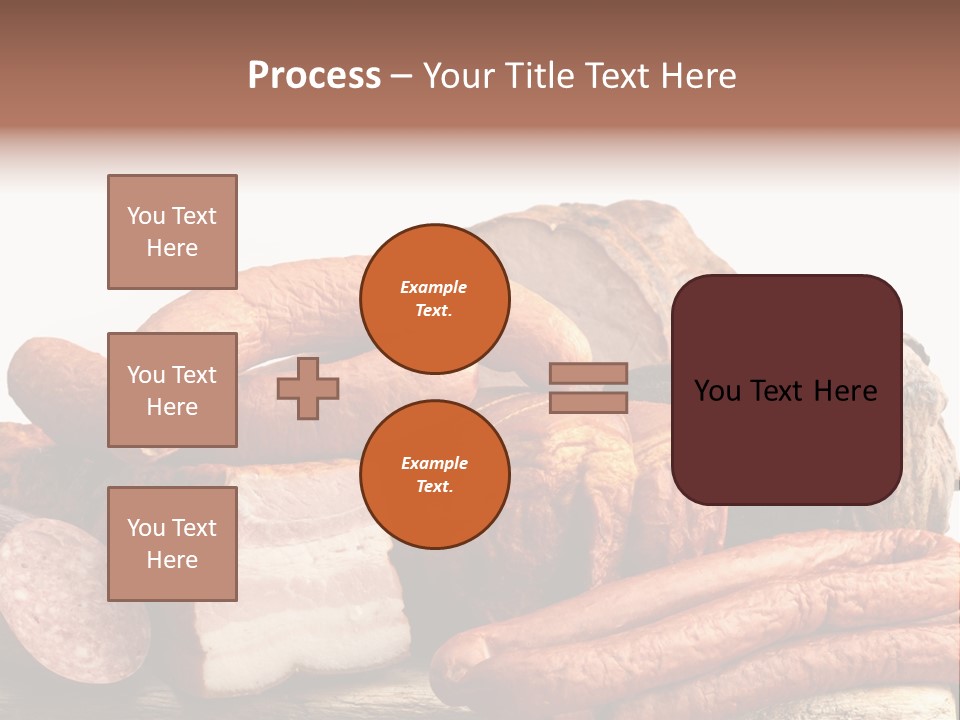 Groceries Variation Large PowerPoint Template