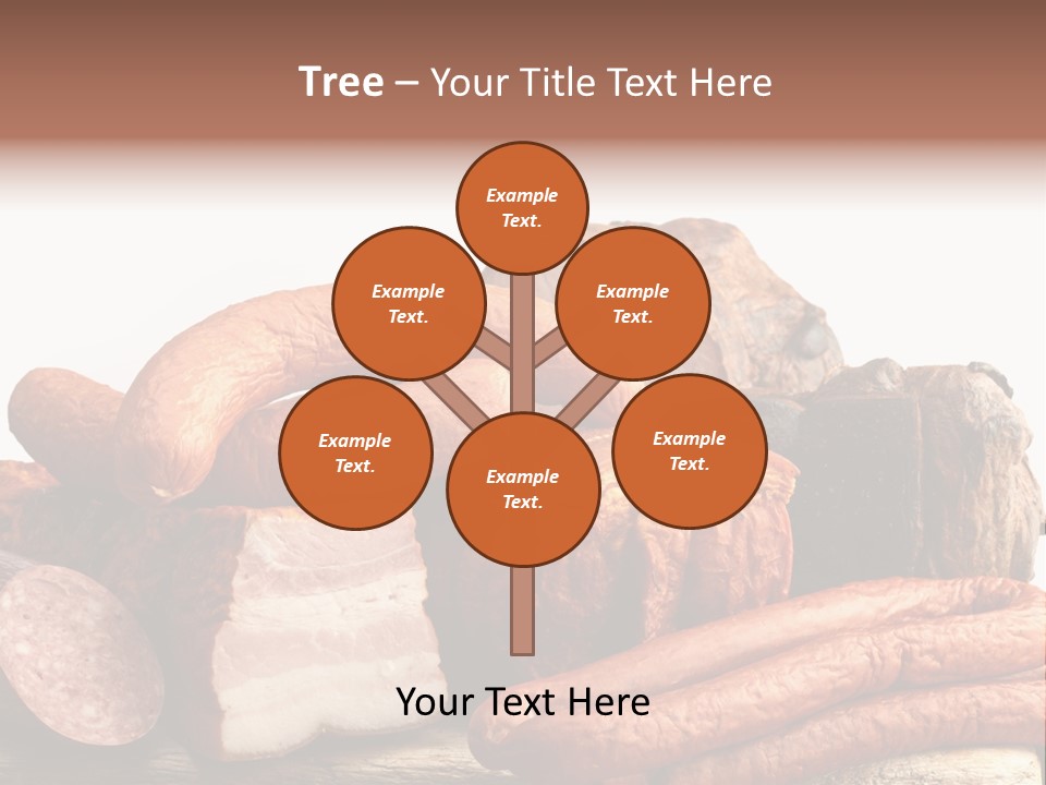 Groceries Variation Large PowerPoint Template