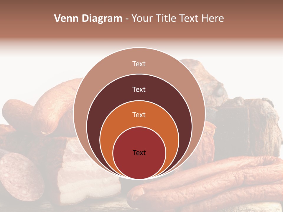 Groceries Variation Large PowerPoint Template