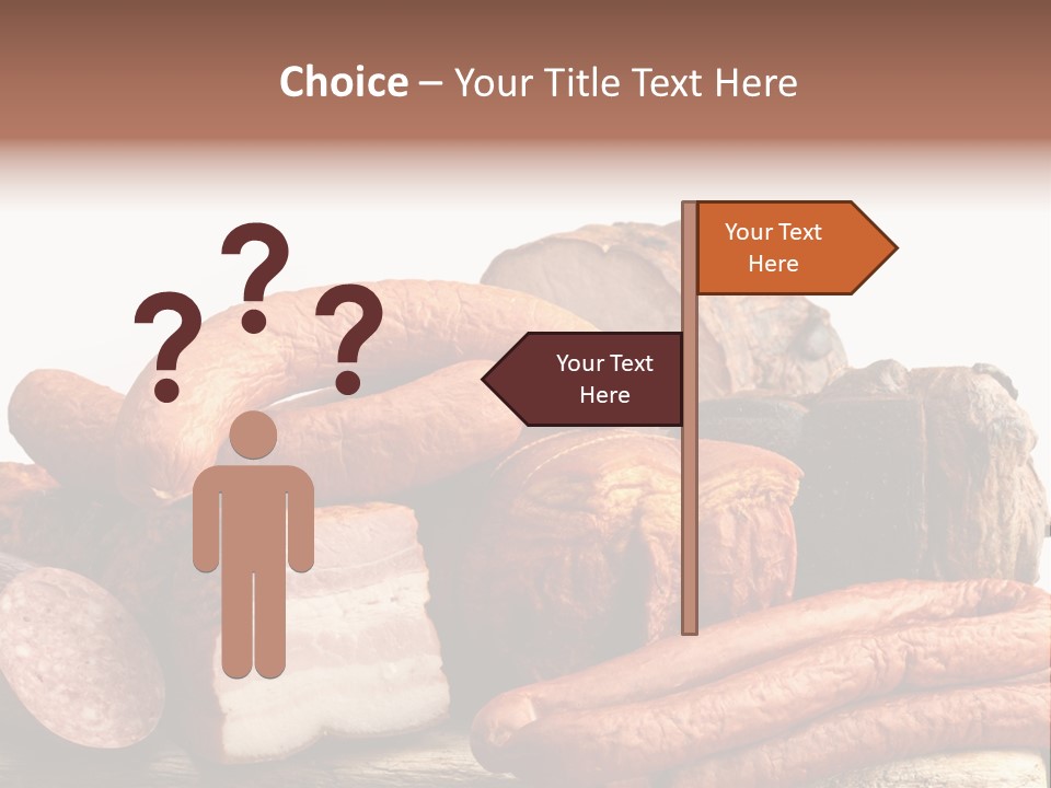 Groceries Variation Large PowerPoint Template