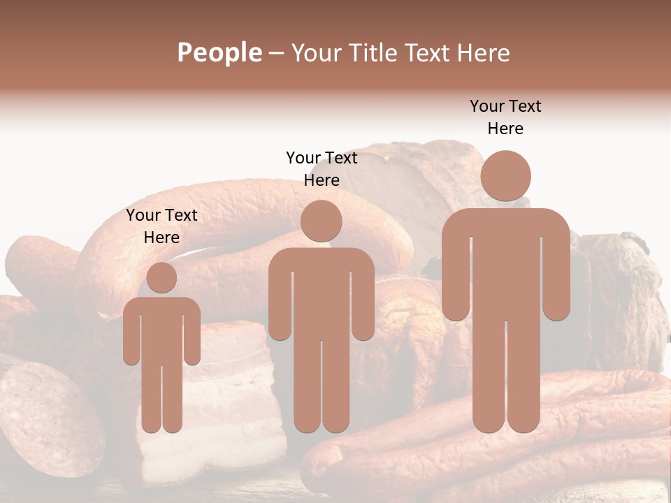 Groceries Variation Large PowerPoint Template