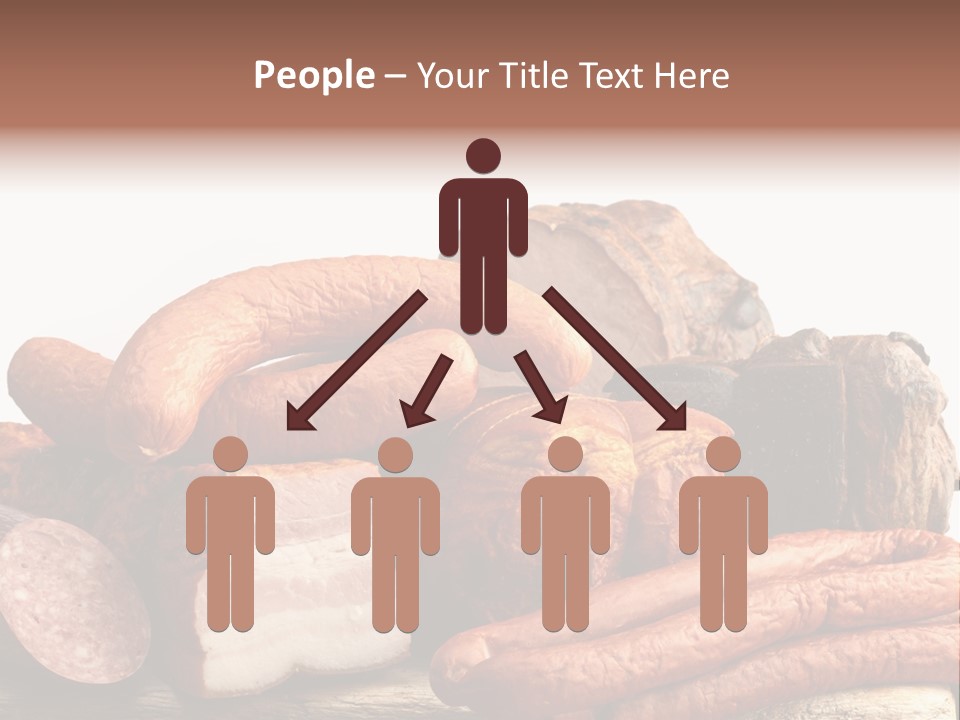 Groceries Variation Large PowerPoint Template