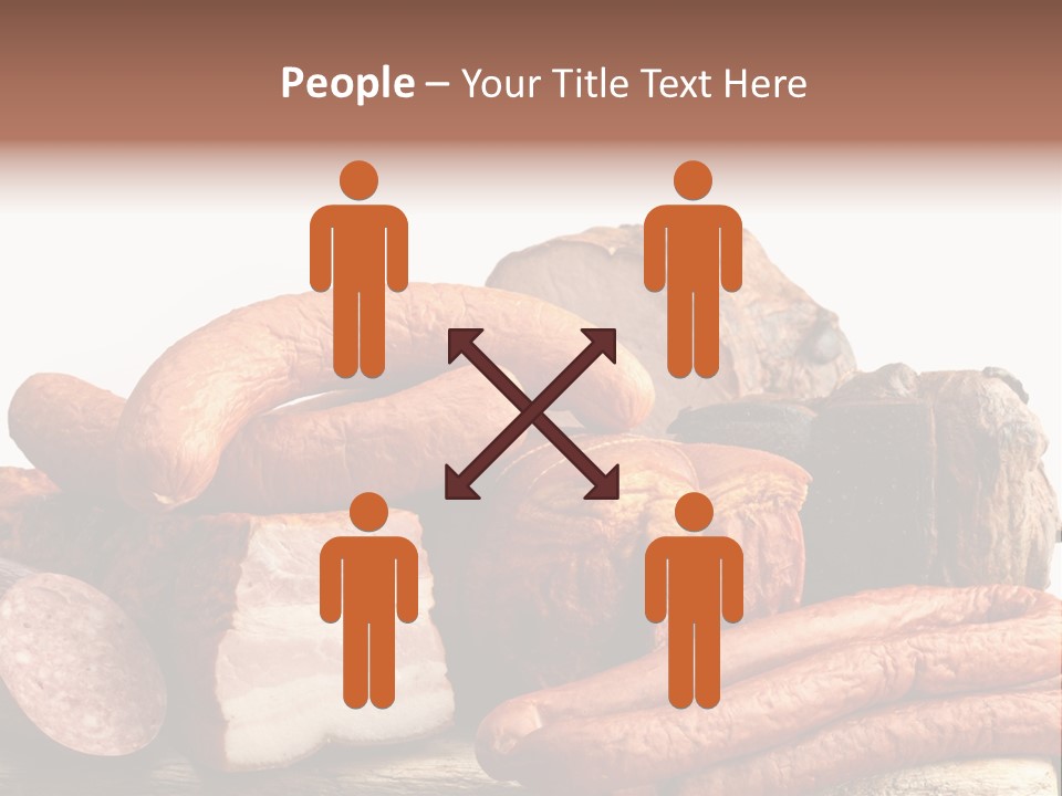 Groceries Variation Large PowerPoint Template