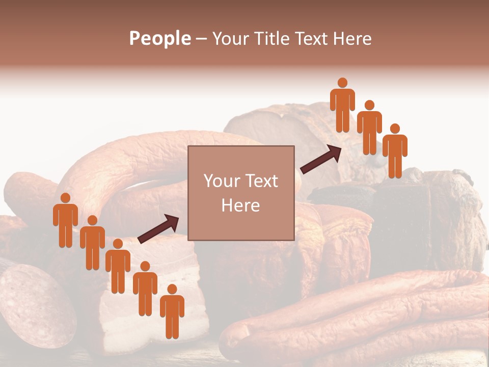 Groceries Variation Large PowerPoint Template