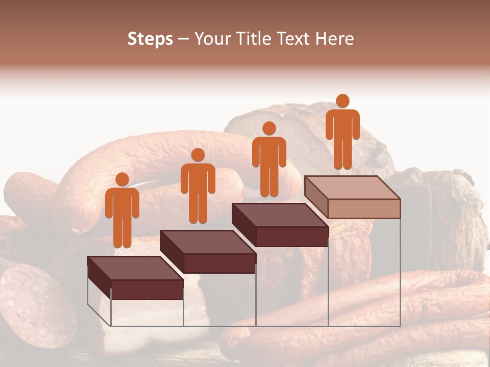 Groceries Variation Large PowerPoint Template