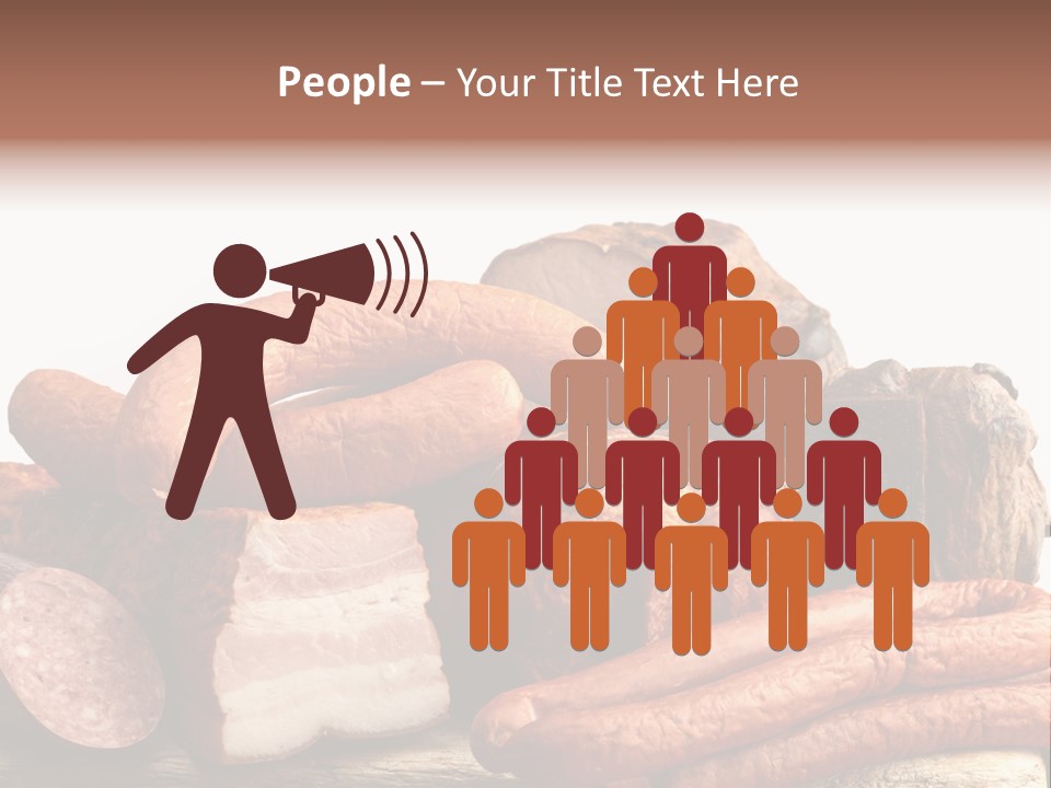 Groceries Variation Large PowerPoint Template