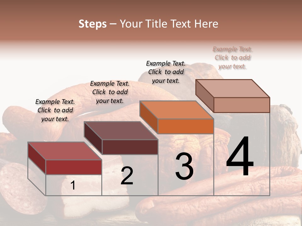 Groceries Variation Large PowerPoint Template