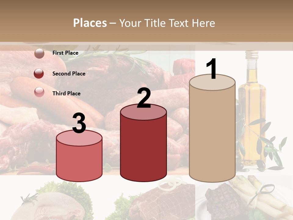 Essen Wurst Bio PowerPoint Template