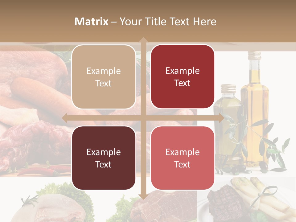 Essen Wurst Bio PowerPoint Template