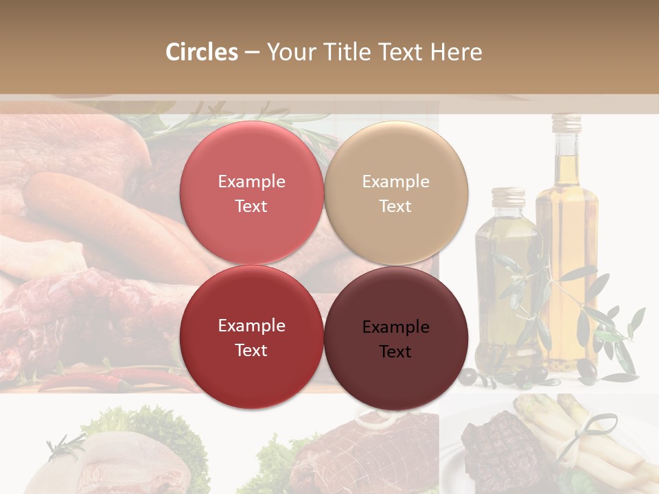 Essen Wurst Bio PowerPoint Template