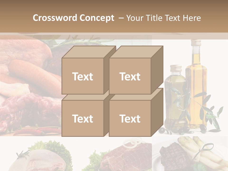 Essen Wurst Bio PowerPoint Template