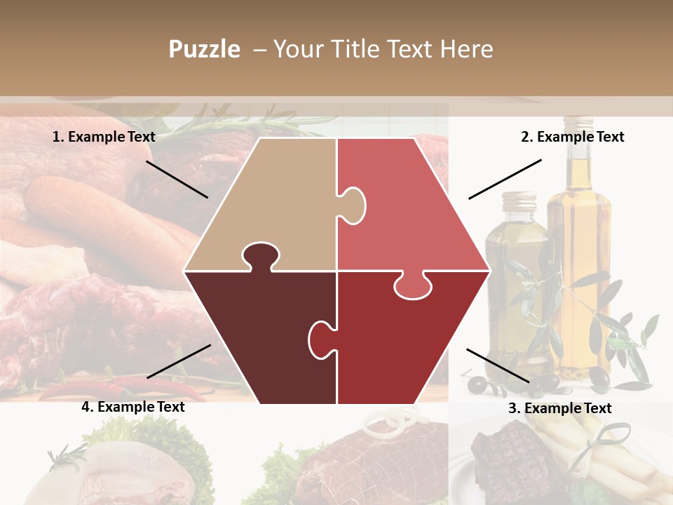 Essen Wurst Bio PowerPoint Template