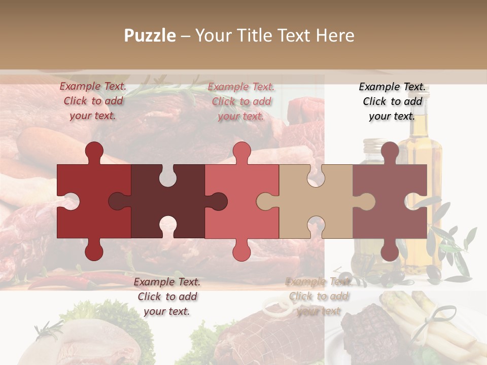 Essen Wurst Bio PowerPoint Template