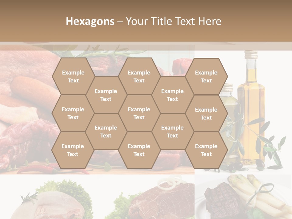 Essen Wurst Bio PowerPoint Template