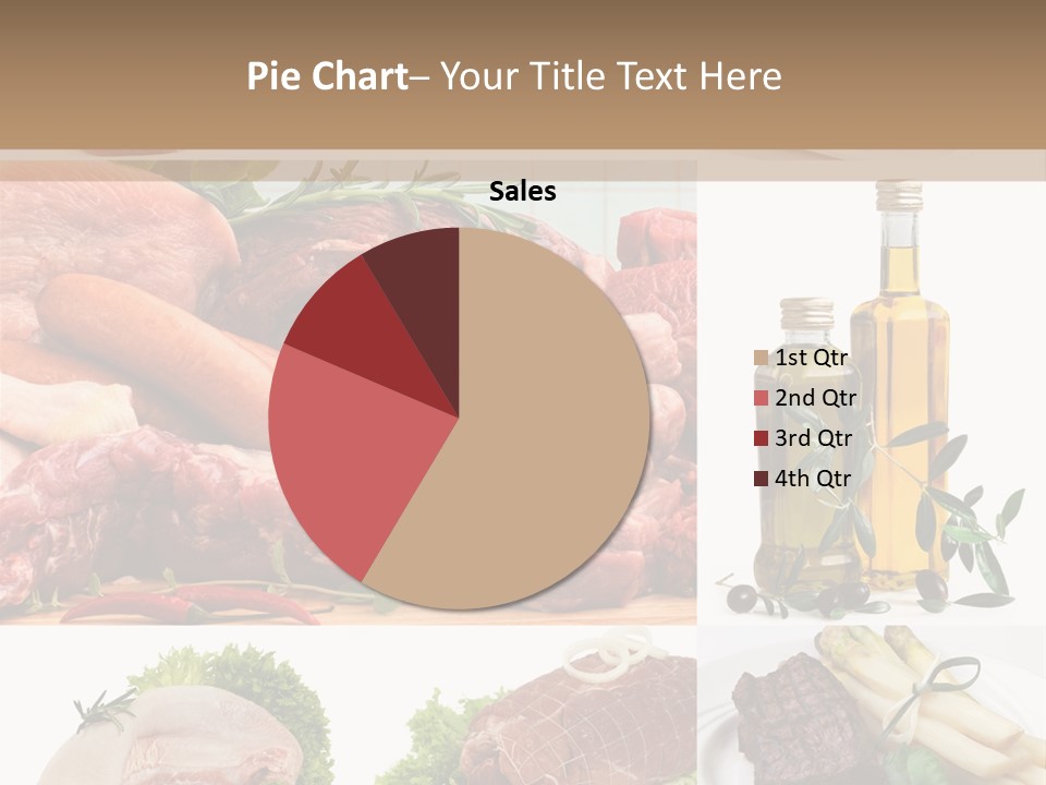 Essen Wurst Bio PowerPoint Template