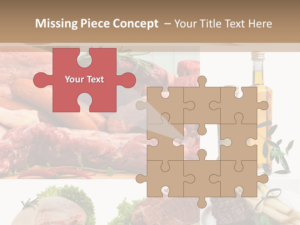 Essen Wurst Bio PowerPoint Template