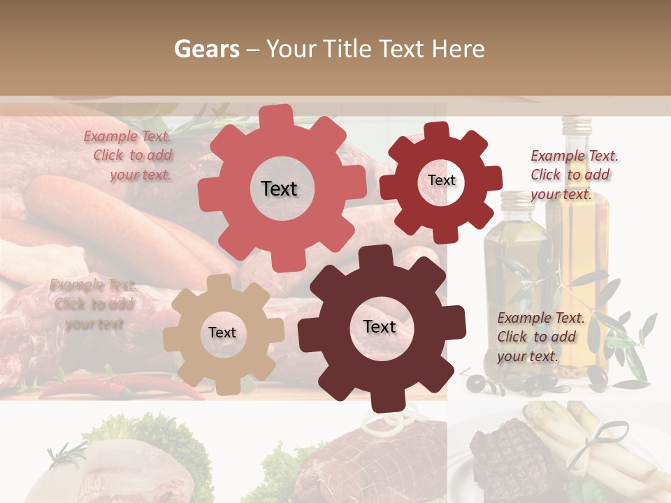 Essen Wurst Bio PowerPoint Template