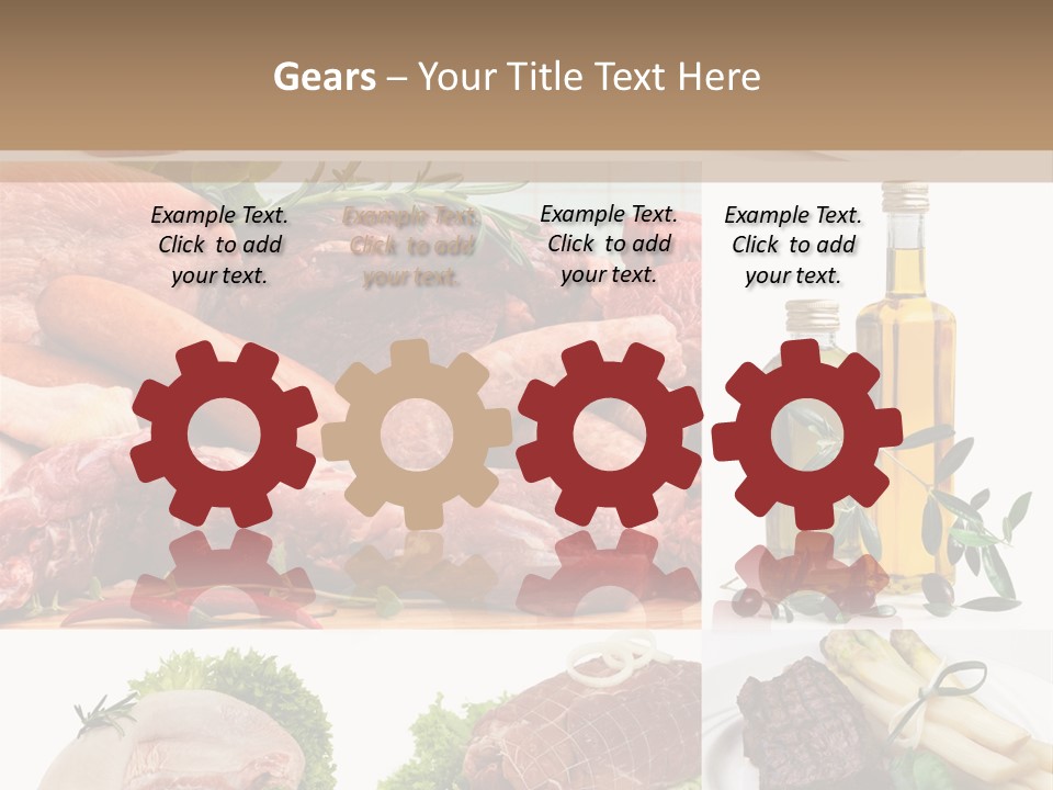 Essen Wurst Bio PowerPoint Template