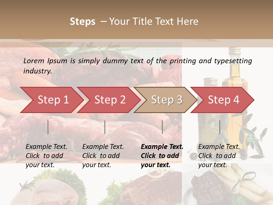 Essen Wurst Bio PowerPoint Template