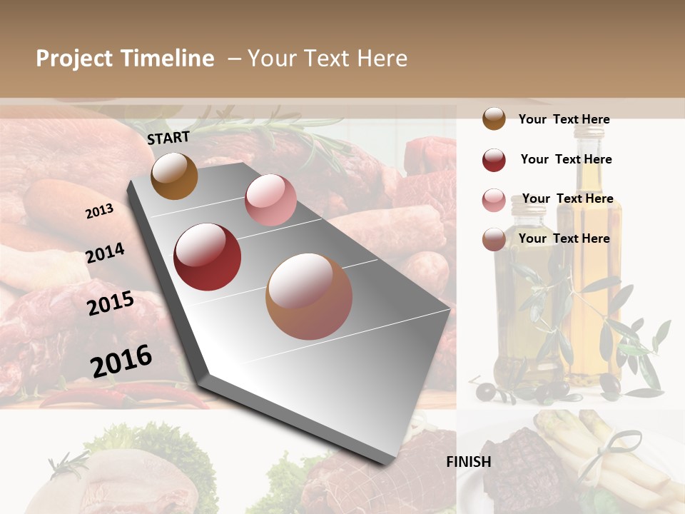 Essen Wurst Bio PowerPoint Template