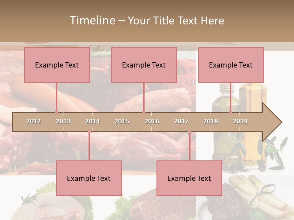 Essen Wurst Bio PowerPoint Template