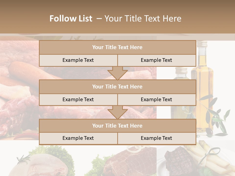 Essen Wurst Bio PowerPoint Template