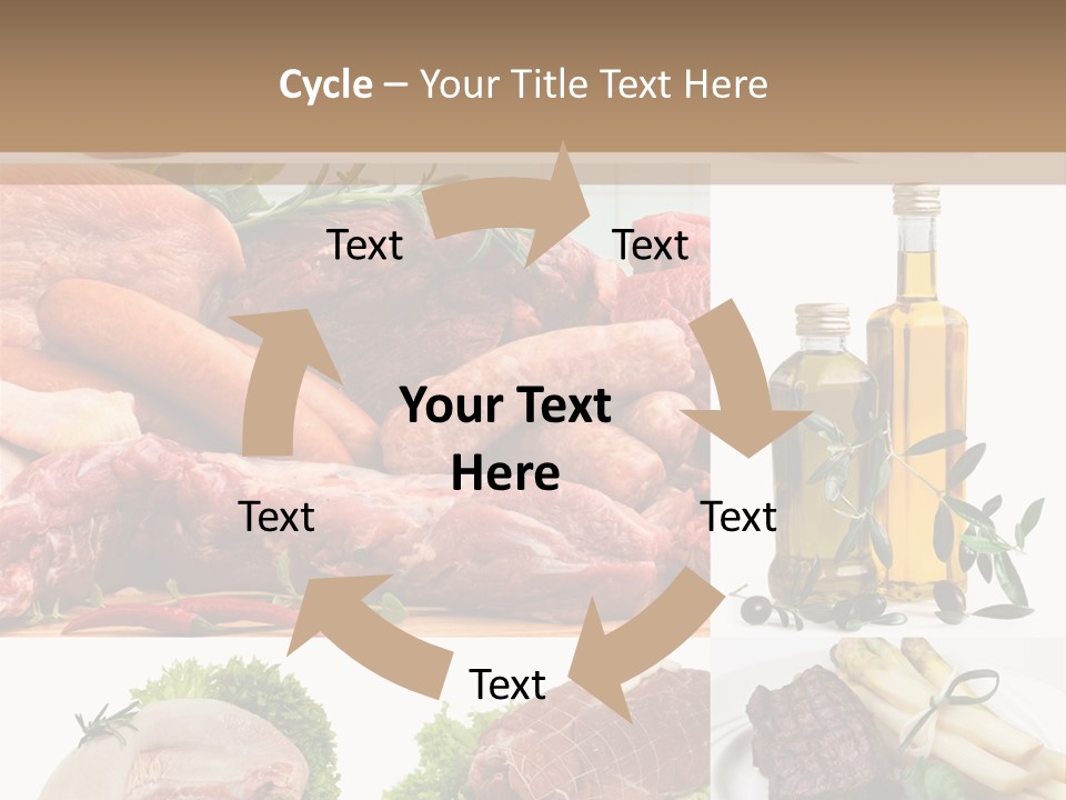 Essen Wurst Bio PowerPoint Template