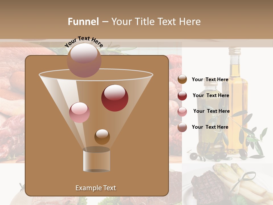 Essen Wurst Bio PowerPoint Template
