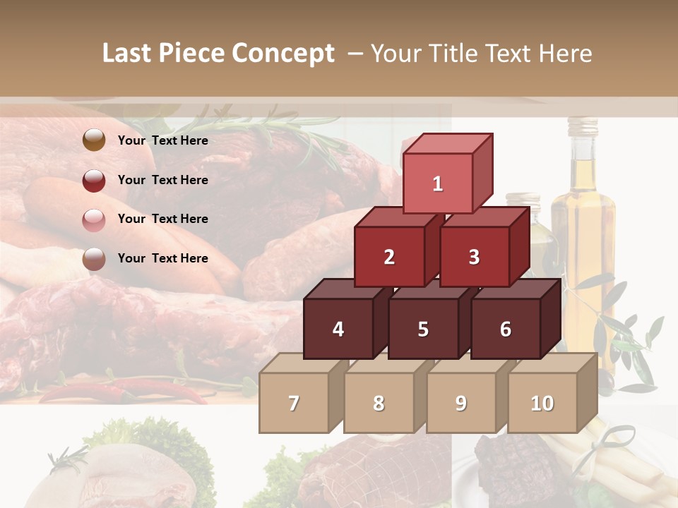 Essen Wurst Bio PowerPoint Template