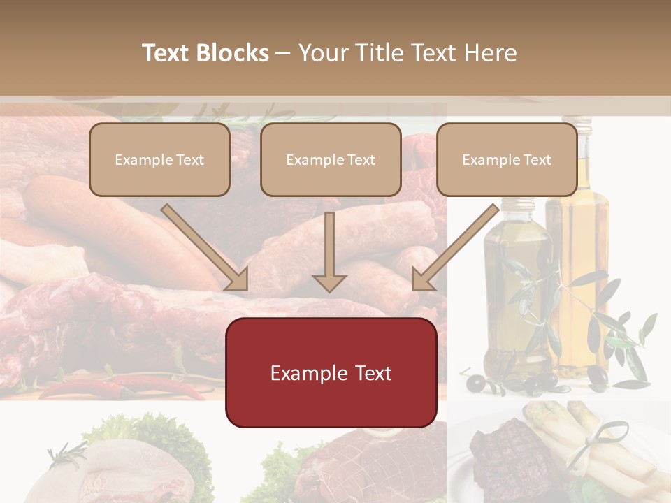 Essen Wurst Bio PowerPoint Template