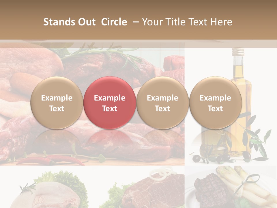 Essen Wurst Bio PowerPoint Template