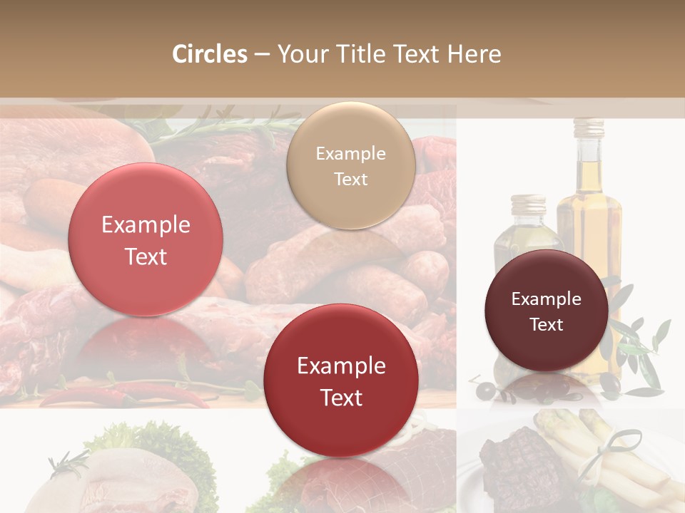 Essen Wurst Bio PowerPoint Template