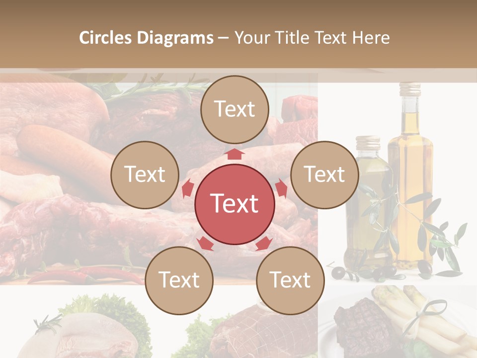 Essen Wurst Bio PowerPoint Template