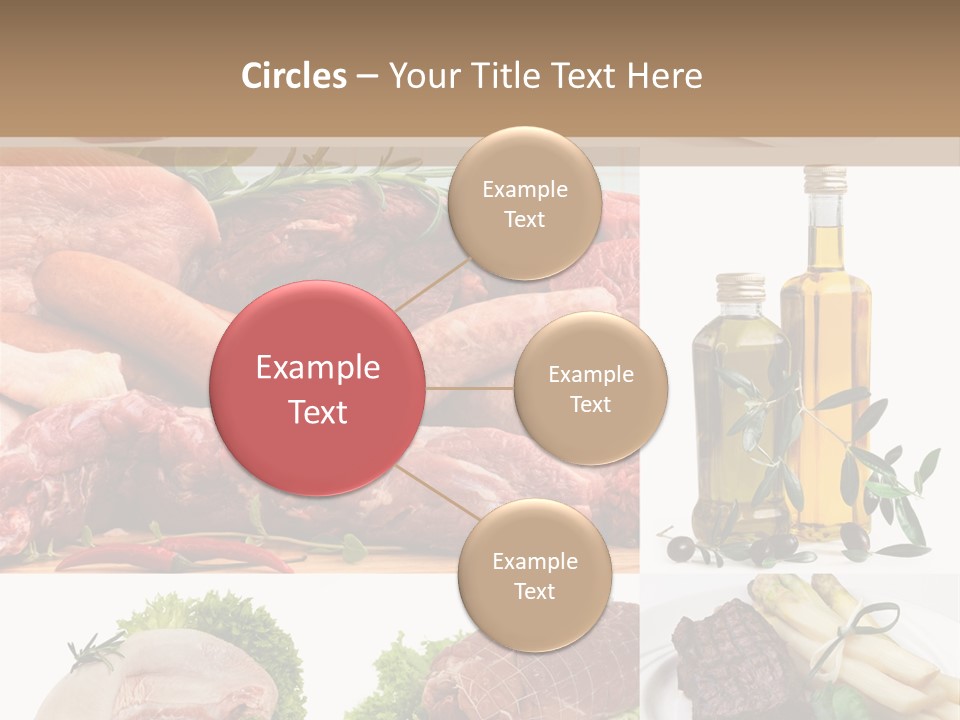 Essen Wurst Bio PowerPoint Template