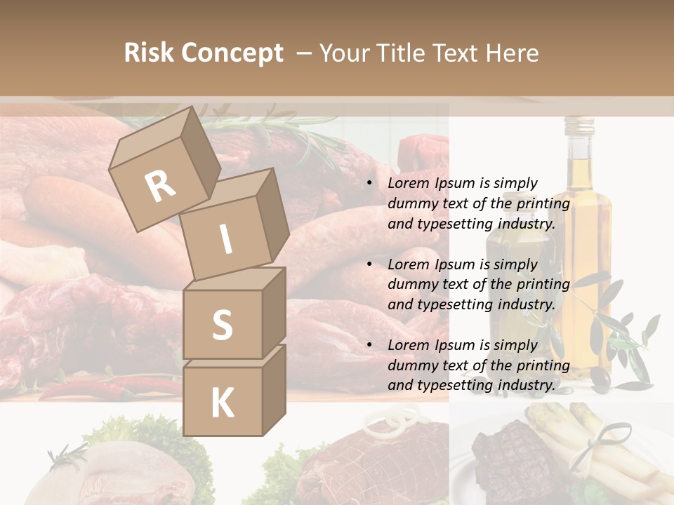 Essen Wurst Bio PowerPoint Template