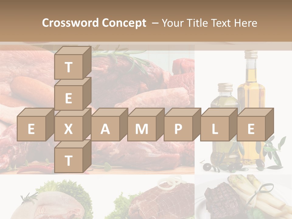 Essen Wurst Bio PowerPoint Template