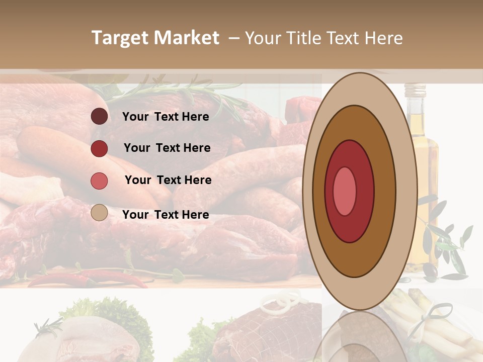 Essen Wurst Bio PowerPoint Template