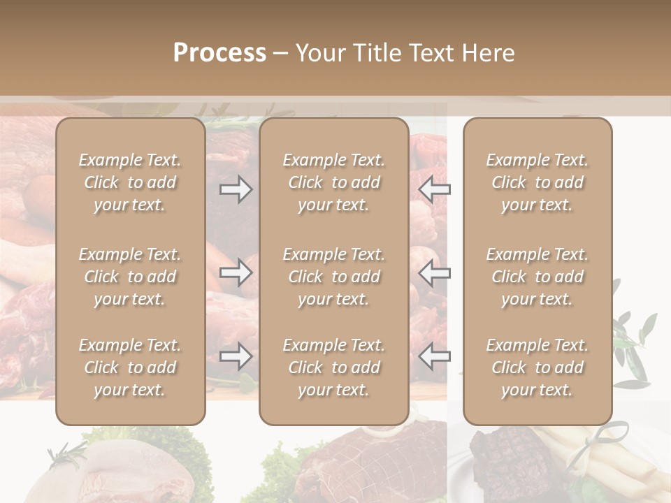 Essen Wurst Bio PowerPoint Template