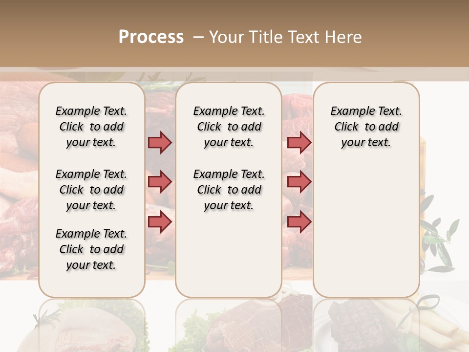 Essen Wurst Bio PowerPoint Template